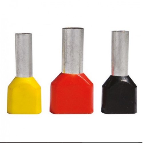 Tork TYÇA-10 2x10.00mm İzoleli Çift Girişli Kablo Yüksüğü DIN 46228 50 Ad.