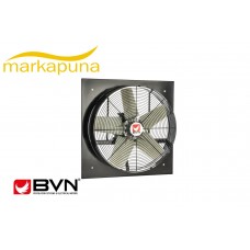 BVN Bahçıvan B5PAM 500 Monofaze Kare Kasalı 50 cm 8500 m³/h Plastik Pervaneli Sanayi Aspiratörü