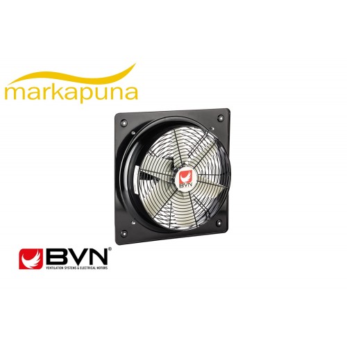 BVN Bahçıvan B6PAM 300 Monofaze Akuple Motor 30 cm 2390 m³/h Plastik Pervaneli Sanayi Aspiratörü