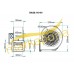 Fanex BAGS 140-60 Dıştan Rotorlu 540 m³/h Debi Alüminyum Gövdeli Salyangoz Fan