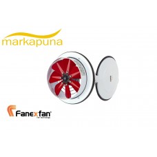 Fanexfan PKA 160 KA Kapaklı ve Flanşlı Aksiyel Aspiratör