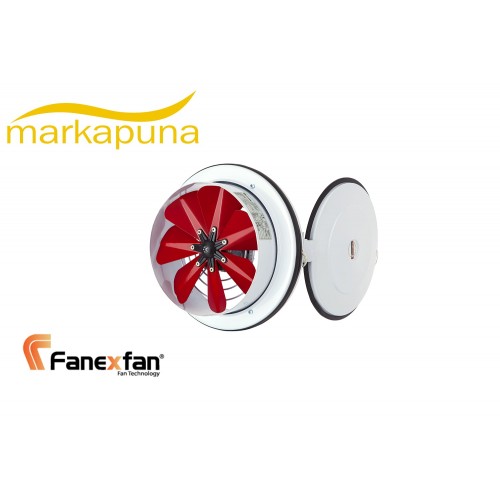 Fanexfan PKA 250 KA Kapaklı ve Flanşlı Aksiyel Aspiratör