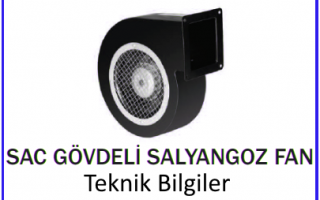 BDRS Sac Gövdeli Salyangoz Fan Teknik Bilgiler